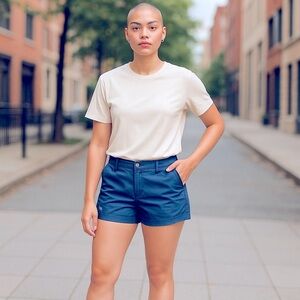 Under Armour Dark Blue Women's Athletic Shorts